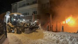 BOLU'DA ALEVLER GÖKYÜNÜZÜ AYDINLATTI....