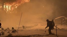 BOLU'DA ALEVLER GÖKYÜNÜZÜ AYDINLATTI....