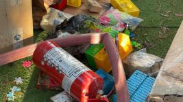 BOLU'DA ANAOKULUNDA YANGIN....