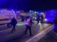 BOLU'DA FECİ KAZA... ORTALIK KARIŞTI... 11 YARALI