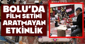 BOLU'DA FİLM SETİNİ ARATMAYAN ETKİNLİK...