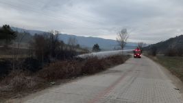 BOLU'DA KORKUTAN YANGIN...