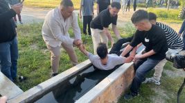 BOLU'DA NAMAZA GELMEYENE SOĞUK DUŞ