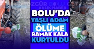 BOLU'DA YAŞLI ADAM ÖLÜME RAMAK KALA KURTULDU