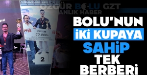 BOLU'NUN İKİ KUPAYA SAHİP TEK BERBERİ