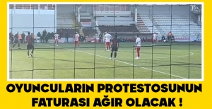 BOLUSPOR MAÇINDAKİ PROTESTONUN BEDELİ AĞIR OLACAK !