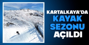 KARTALKAYA'DA KAZAK SEZONU AÇILDI