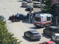 MOTOSİKLET SÜRÜCÜSÜ ÖLÜMDEN DÖNDÜ