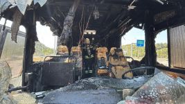 MİDİBÜS ALEV ALEV YANDI