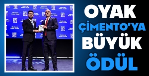 OYAK ÇİMENTO'YA BÜYÜK ÖDÜL...