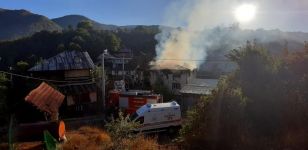 KARI KOCA FECİ YANGINDA HAYATINI KAYBETTİ...