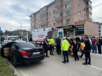 YAYA GEÇİDİNDE DURAN ARACA ARKADAN ÇARPTI, ÖLÜMDEN DÖNDÜ