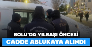 YILBAŞI ÖNCESİ CADDE ABLUKAYA ALINDI