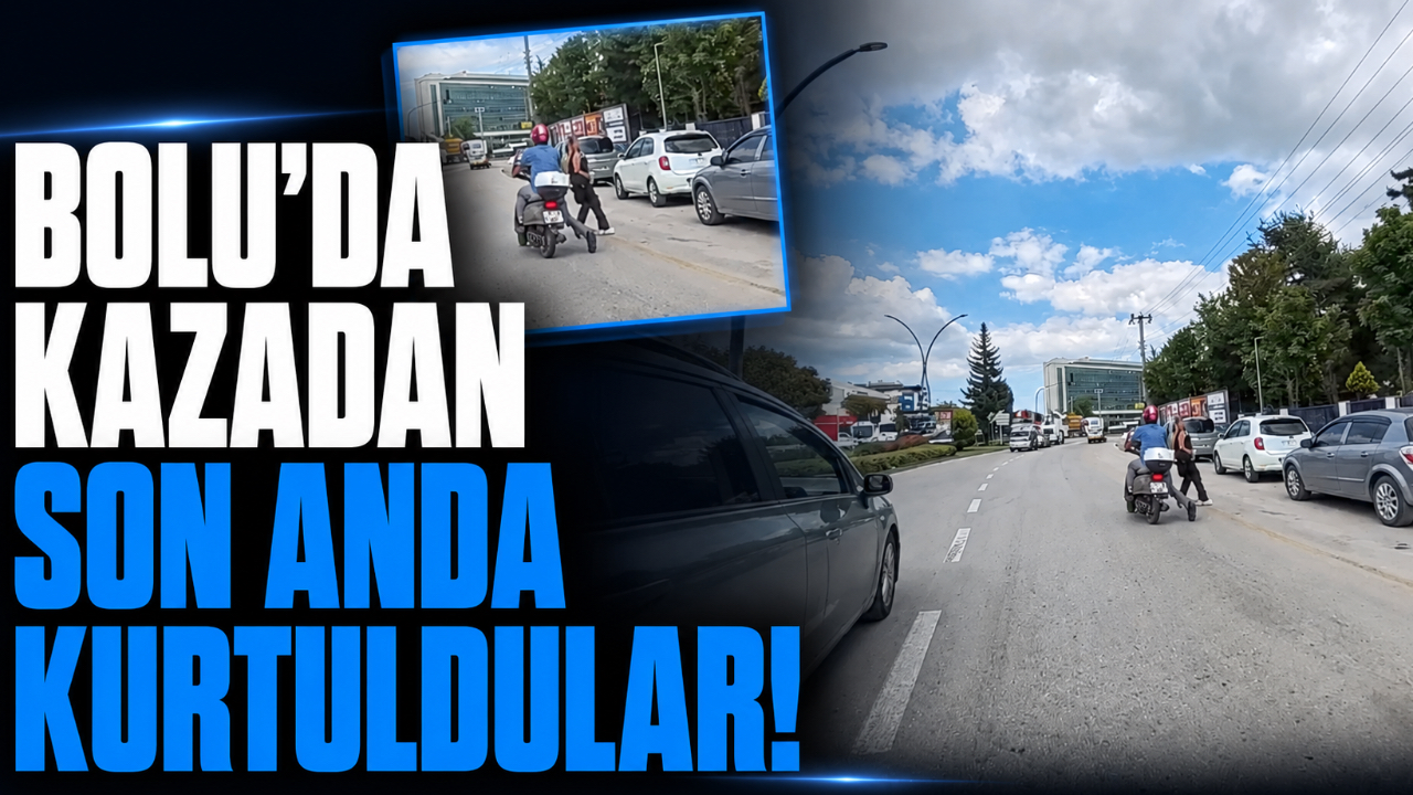 BOLU’DA KAZADAN SON ANDA KURTULDULAR!