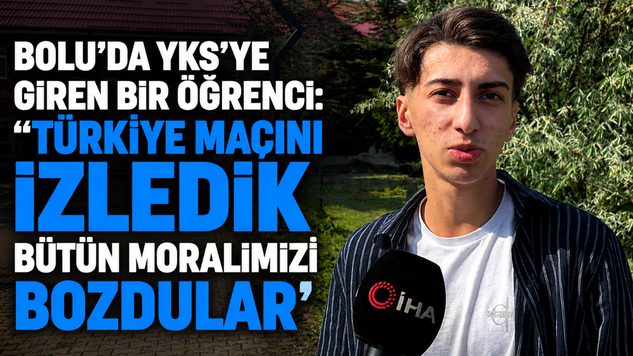 BOLU'DA YKS'YE GİREN ÖĞRENCİ İSYAN ETTİ