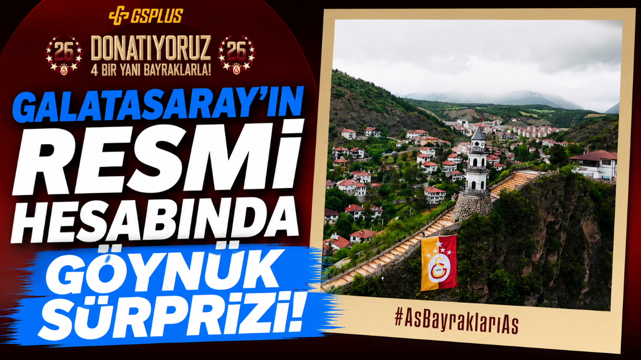 GALATASARAY'IN RESMİ HESABINDA GÖYNÜK SÜRPRİZİ!