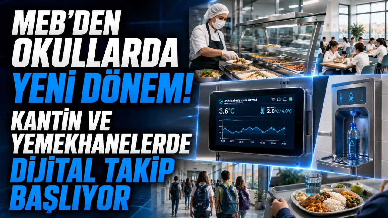 MEB’DEN OKULLARDA YENİ DÖNEM! KANTİN VE YEMEKHANELERDE DİJİTAL TAKİP BAŞLIYOR