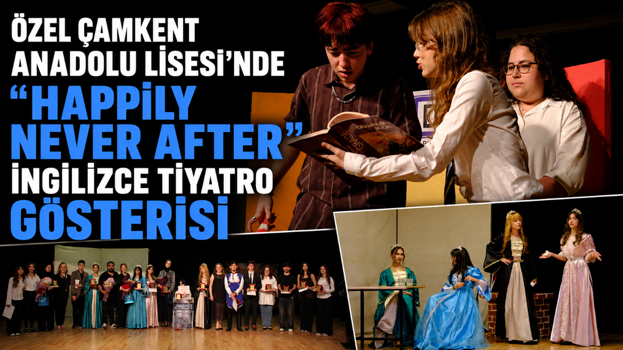 ÖZEL ÇAMKENT ANADOLU LİSESİ'NDE “HAPPİLY NEVER AFTER” İNGİLİZCE TİYATRO GÖSTERİSİ