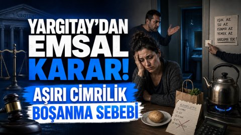 YARGITAY'DAN EMSAL KARAR! EŞİNİ KARANLIKTA OTURTAN KOCA TAZMİNAT ÖDEYECEK