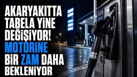 AKARYAKITTA TABELA YİNE DEĞİŞİYOR! MOTORİNE BİR ZAM DAHA BEKLENİYOR