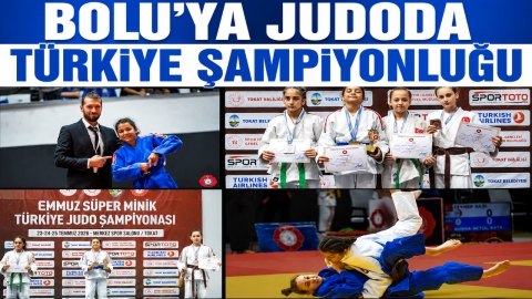 BOLU'YA JUDODA TÜRKİYE ŞAMPİYONLUĞU