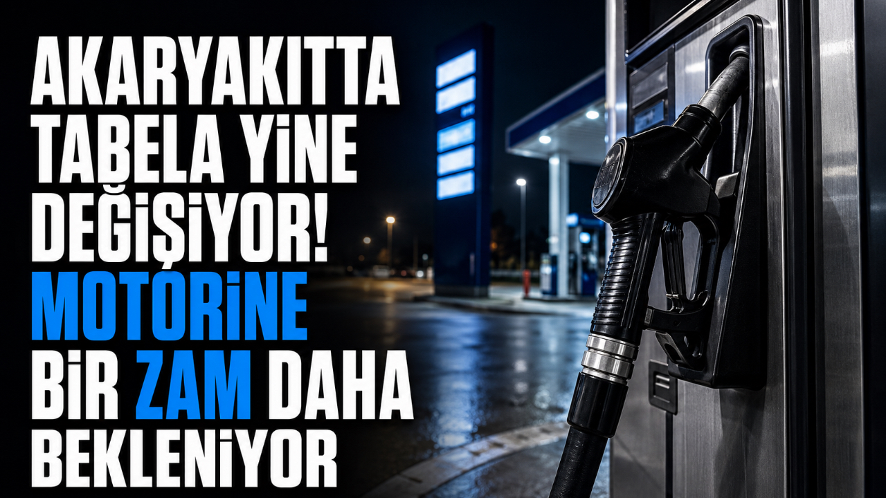 AKARYAKITTA TABELA YİNE DEĞİŞİYOR! MOTORİNE BİR ZAM DAHA BEKLENİYOR