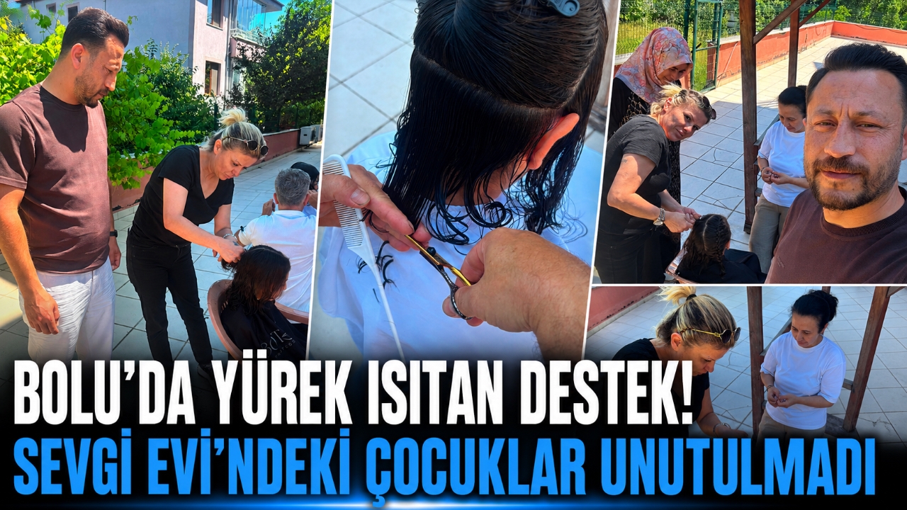 BOLU'DA YÜREK ISITAN DESTEK! SEVGİ EVİ'NDEKİ ÇOCUKLAR UNUTULMADI