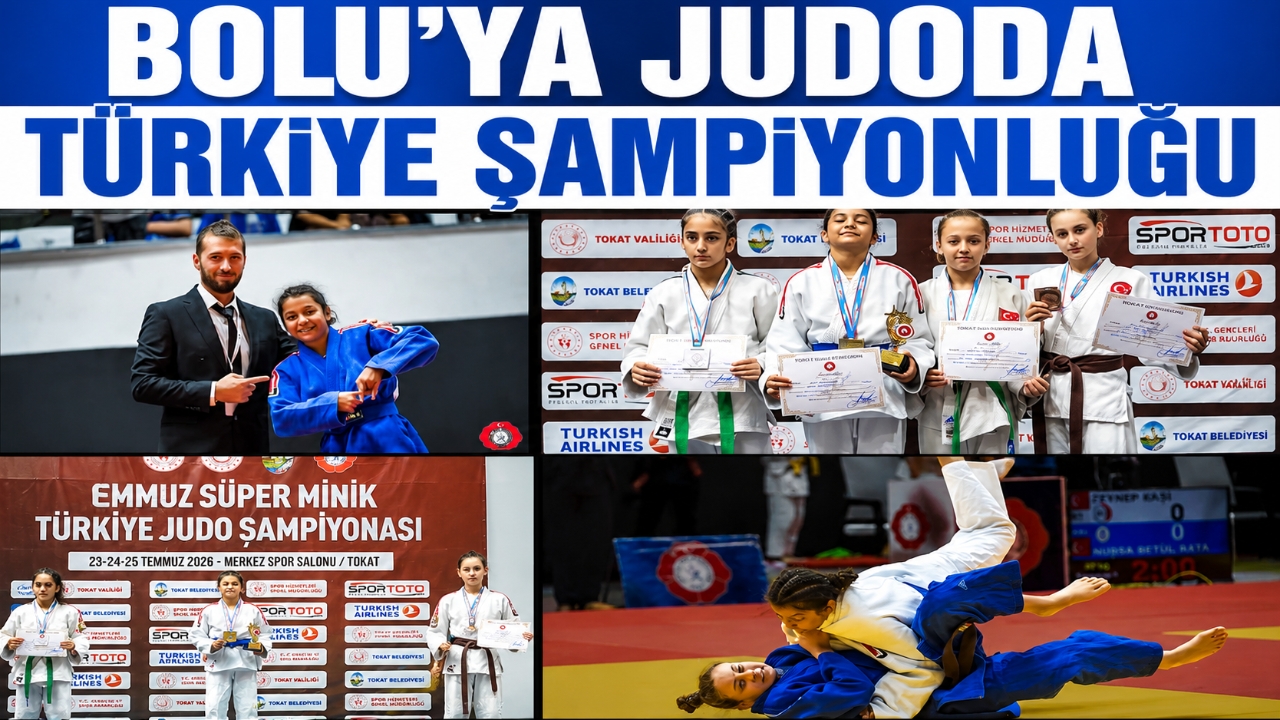 BOLU'YA JUDODA TÜRKİYE ŞAMPİYONLUĞU