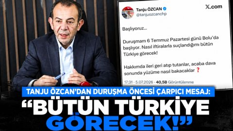 TANJU ÖZCAN'DAN DURUŞMA ÖNCESİ ÇARPICI MESAJ: “BÜTÜN TÜRKİYE GÖRECEK!”