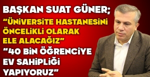 BAŞKAN SUAT GÜNER GÜNDEMLE İLGİLİ AÇIKLAMALARDA BULUNDU...