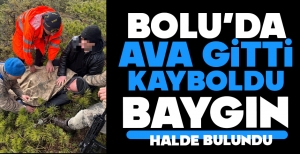 BOLU'DA AVA GİDEN VATANDAŞ KAYBOLDU... BÖYLE BULUNDU...