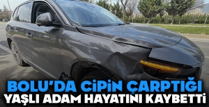 BOLU'DA CİPİN ÇARPTIĞI YAŞLI ADAM HAYATINI KAYBETTİ...