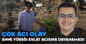 BOLU'DA ÇOK ACI OLAY... ANNE YÜREĞİ EVLAT ACISINA DAYANAMADI....