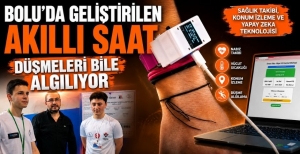 BOLU'DA GELİŞTİRİLEN AKILLI SAAT DÜŞMELERİ BİLE ALGILIYOR