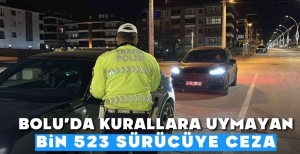 BOLU'DA KURALLARA UYMAYAN BİNLERCE SÜRÜCÜ CEZA YEDİ...
