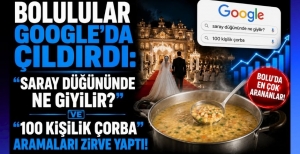 BOLULULAR GOOGLE'DA ÇILDIRDI: “SARAY DÜĞÜNÜNDE NE GİYİLİR?” VE “100 KİŞİLİK ÇORBA” ARAMALARI ZİRVE YAPTI!