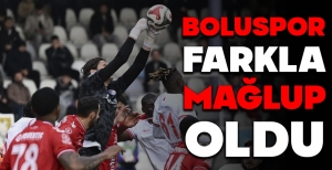 BOLUSPOR FARKLA MAĞLUP OLDU