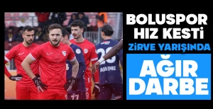 BOLUSPOR HIZ KESTİ, ZİRVE YARIŞINDA AĞIR DARBE