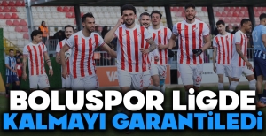 BOLUSPOR LİGDE KALMAYI GARANTİLEDİ...