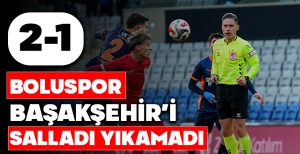 BOLUSPOR, RAMS BAŞAKŞEHİR'İ SALLADI YIKAMADI !