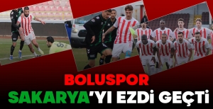 BOLUSPOR, SAKARYA'YI EZDİ GEÇTİ...