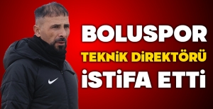 BOLUSPOR TEKNİK DİREKTÖRÜ İSTİFA ETTİ...