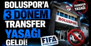 BOLUSPOR'A 3 DÖNEM TRANSFER YASAĞI GELDİ