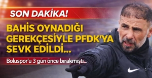 BOLUSPOR'U 3 GÜN ÖNCE BIRAKMIŞTI... ERTUĞRUL ARSLAN'A BAHİS OPERASYONU