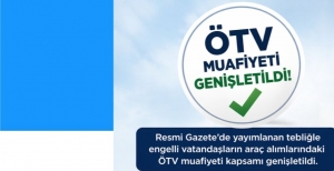 ENGELLİLERE ÖTV MUAFİYETİNDE KAPSAM GENİŞLEDİ: MOTOSİKLETTE SINIR KALKTI