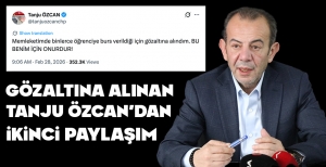 GÖZALTINA ALINAN TANJU ÖZCAN'DAN İKİNCİ PAYLAŞIM...