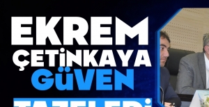 İL GENEL MECLİSİ'NDE EKREM ÇETİNKAYA GÜVEN TAZELEDİ...