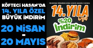KÖFTECİ HASAN'DA BÜYÜK İNDİRİM... SAKIN KAÇIRMAYIN