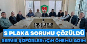 S PLAKA SORUNU ÇÖZÜLDÜ... SERVİS ŞOFÖRLERİ İÇİN ÖNEMLİ ADIM....