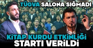 TÜGVA SALONA SIĞMADI... KİTAP KURDU ETKİNLİĞİ STARTI VERİLDİ...